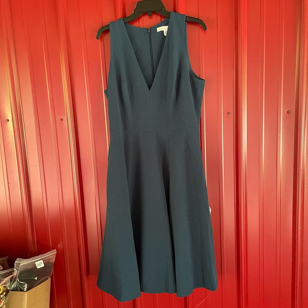 Dress the Population Dress Catalina Fit & Flare Cocktail SZ XL Sleeveless V Neck